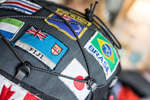 How to put Patches on a Backpack